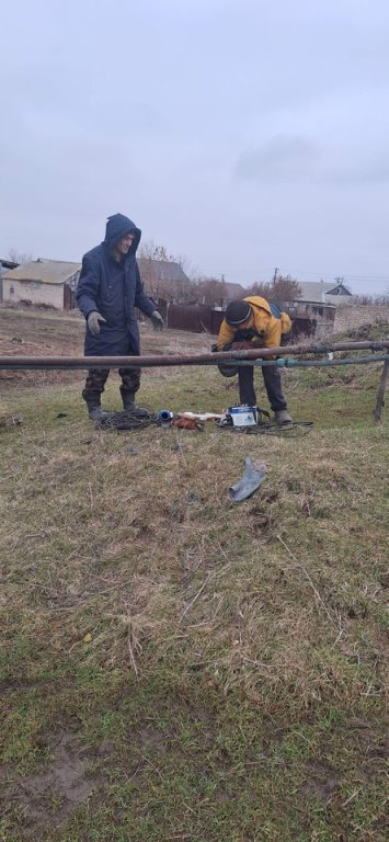 Ремонтные работы в селе Полековское.